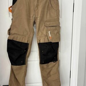 Timberland PRO Men's Cargo Pants in Tan and Black